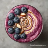 Almond Butter Berry Smoothie in 5 Minutes