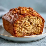 Banana Banana Nut Bread with Brown Sugar