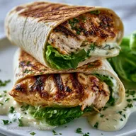 Caesar Dressing Wrap: Creamy and Hearty
