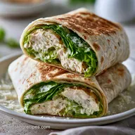 Rotisserie Chicken Caesar Wrap: Crispy and Creamy