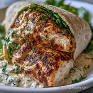 Chicken Caesar Wrap: Crispy and Fresh
