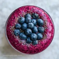 Blueberry Cauliflower Smoothie: 5 Min