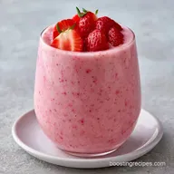 Dairy Free Strawberry Smoothie in 5 Min