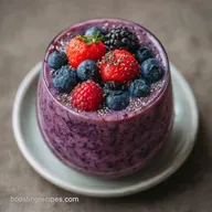 Greek Yogurt Berry Smoothie in 5 Minutes