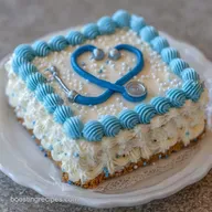 Nursing Graduation Sheet Cake: Silky