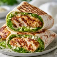 Parmesan Chicken Caesar Wrap: Crispy and Golden