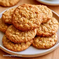 Healthy Peanut Butter Banana Oatmeal Breakfast Cookies