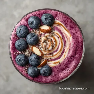 Almond Butter Berry Smoothie in 5 Minutes