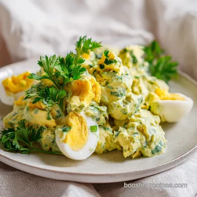Avocado Egg Salad in 25 Minutes Recipe Card