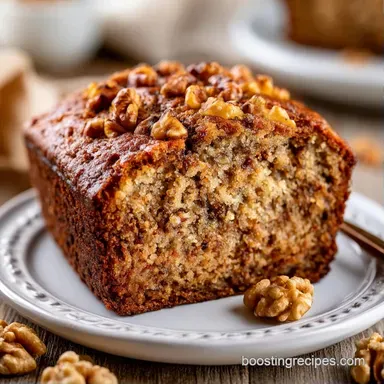Banana Banana Nut Bread with Brown Sugar Recipe Card