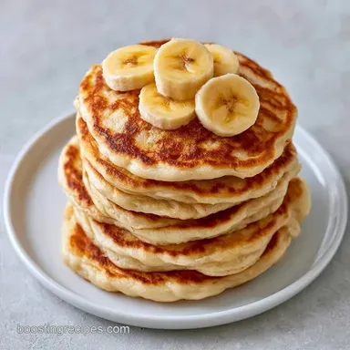 Banana Bread Pancakes in 15 Minutes