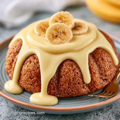 Banana Pudding Cake for 12 Servings