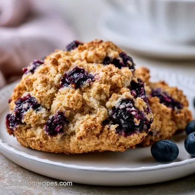 Blueberry Scones Recipe in 35 Minutes Recipe Card