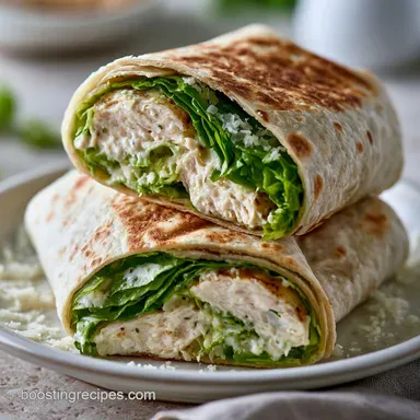 Chicken Caesar Wrap in 15 Minutes