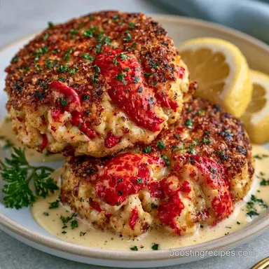 Crispy Air Fryer Lobster Cakes in 25 Min