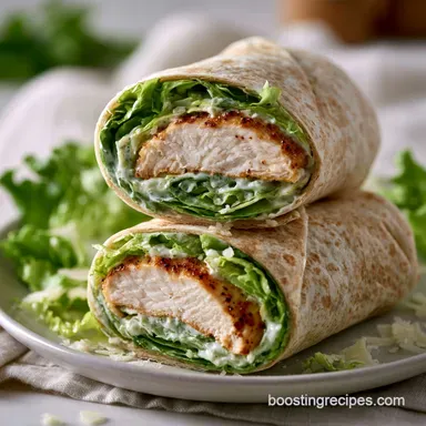 Crispy Chicken Caesar Wrap