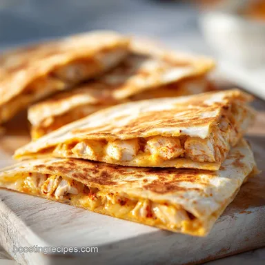 Chicken Quesadillas in 30 Minutes Recipe Card