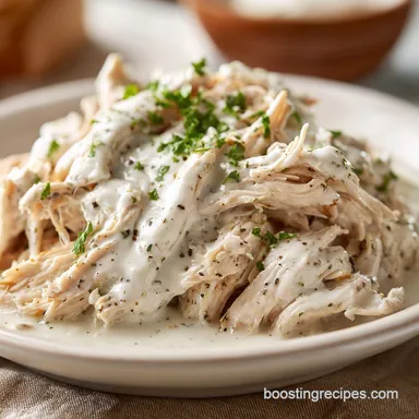 Crockpot Ranch Chicken: Creamy Recipe Card