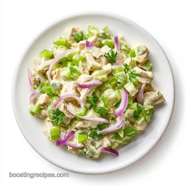 Creamy Dairy Free Chicken Salad with Grapes for 6 Servings Recipe Card