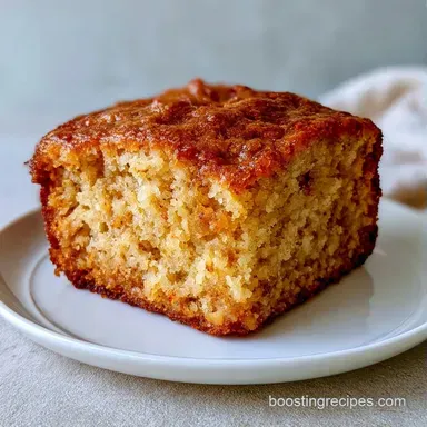 Easy Banana Cake Recipe for 24 Slices Recipe Card