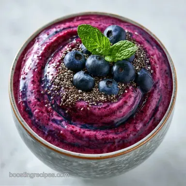 Easy Berry Breakfast Smoothie in 5 Mins