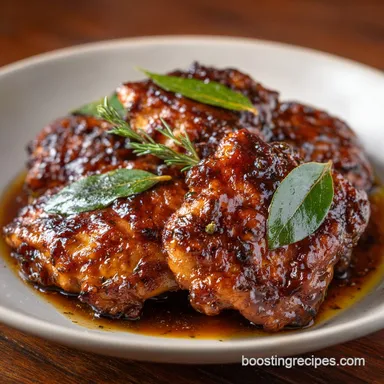 Easy Chicken Adobo Recipe in 35 Minutes Recipe Card