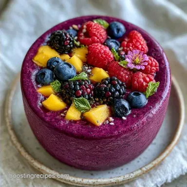 Easy Frozen Fruit Smoothie in 7 Minutes