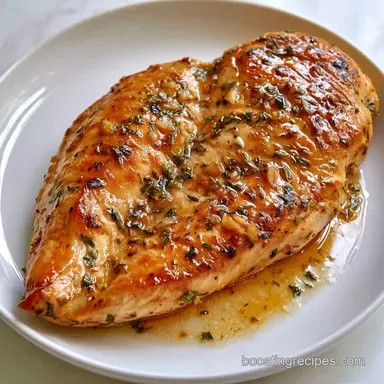 Mediterranean Baked Chicken Breast for 4 Recipe Card