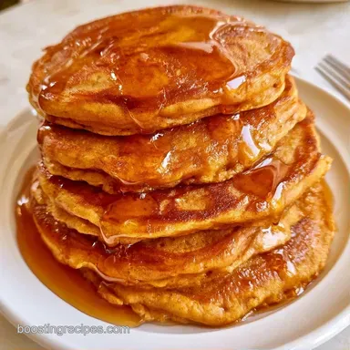Pumpkin Pancakes in 30 Minutes Recipe Card