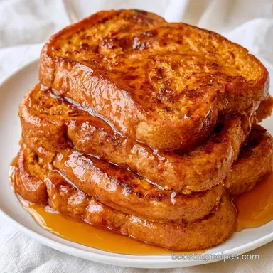 French Toast Pumpkin Bread in 38 Minutes Recipe Card