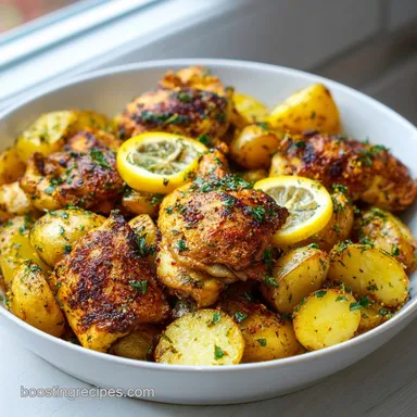 Greek Sheet Pan Chicken with Lemon