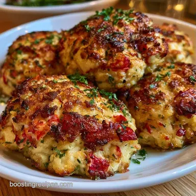 Healthy Baked Lobster Cakes in 35 Min Recipe Card