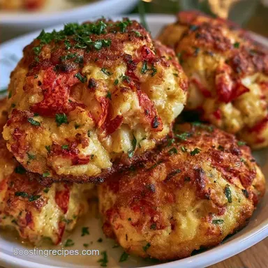 Healthy Baked Lobster Cakes in 35 Min