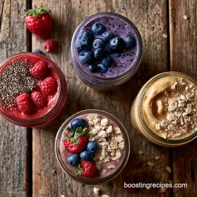 36 Healthy Breakfast Smoothies: Oats, Berry & Protein