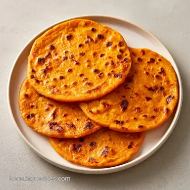 Pumpkin Paratha in 30 Minutes Recipe Card