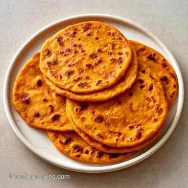 Pumpkin Paratha in 30 Minutes