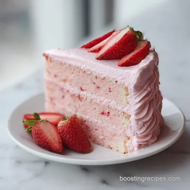 Homemade Strawberry Cake Recipe: Fluffy