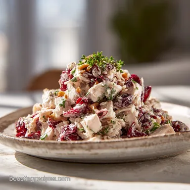 irresistible cranberry turkey salad recipe holidays Recipe Card