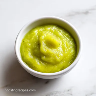 Kiwi Apple Zucchini Puree in 18 Minutes: A Smooth Fruit Puree