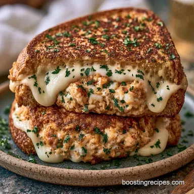Lobster Cake Grilled Cheese in 20 Minutes Recipe Card