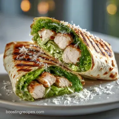 Crispy Caesar Wrap in 10 Minutes