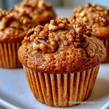 Banana Nut Muffins in 40 Minutes