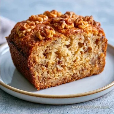 Banana Walnut Bread for 16 Slices