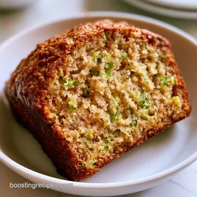 Zucchini Banana Bread for 10 Slices