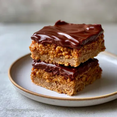 Peanut Butter Bars: No Bake