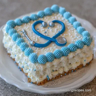 Nursing Graduation Sheet Cake: Silky