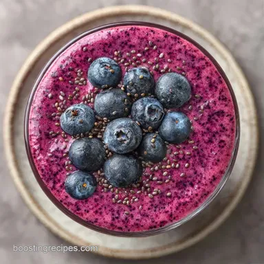Protein Packed Fruit Smoothie with Yogurt Recipe Card