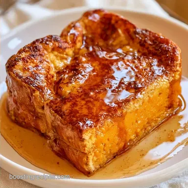 Pumpkin French Toast Casserole for 12