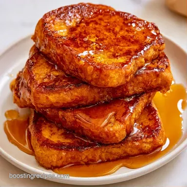Pumpkin French Toast in 30 Minutes Recipe Card