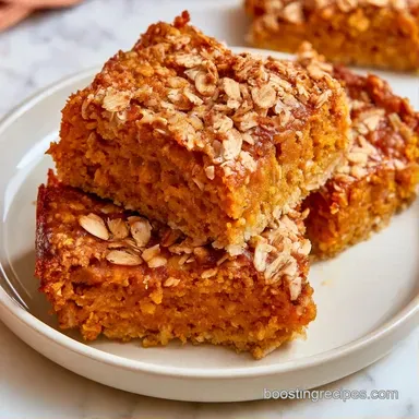 Pumpkin Oatmeal Bars in 40 Minutes Recipe Card